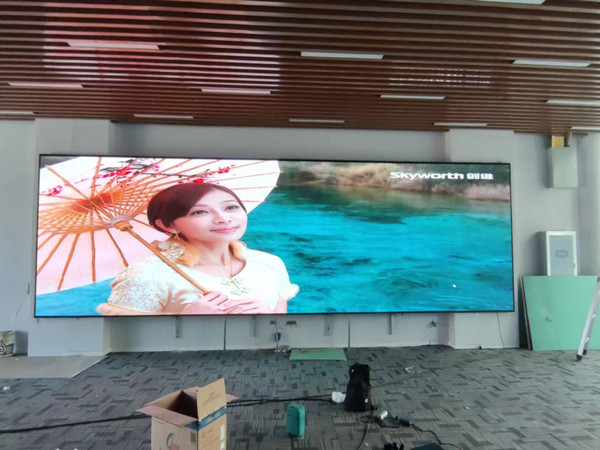 开江P1.53led小间距屏安装案例